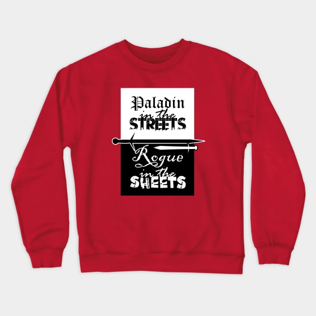 Paladin in the Streets Crewneck Sweatshirt by BottleRocket